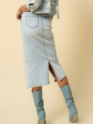 Casandra Crossover Midi Skirt