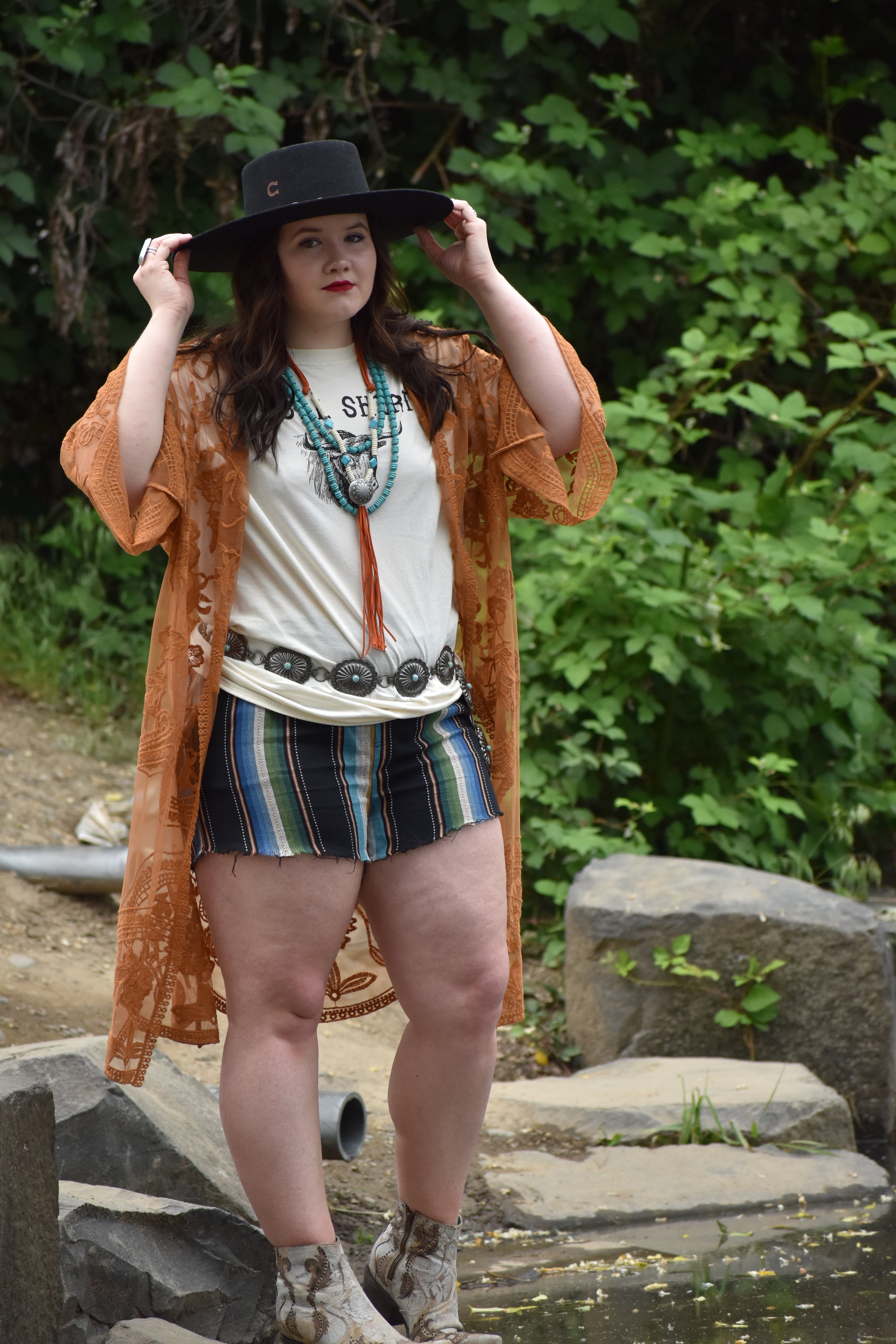 Sheer Lace Duster