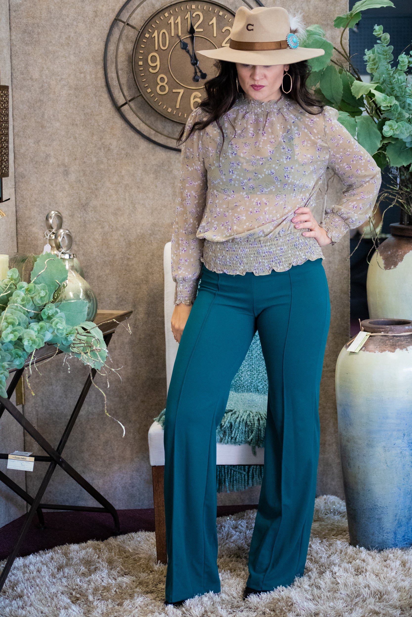 Hunter Green Silky Smooth High Waisted Dress Pants – STYLED BY ALX COUTURE