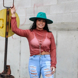 Sheer Peasant top