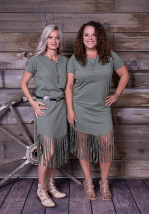 Jensen Sage Fringe Dress