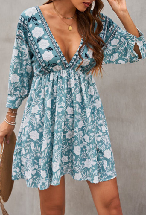 Floral Bohemian Dress